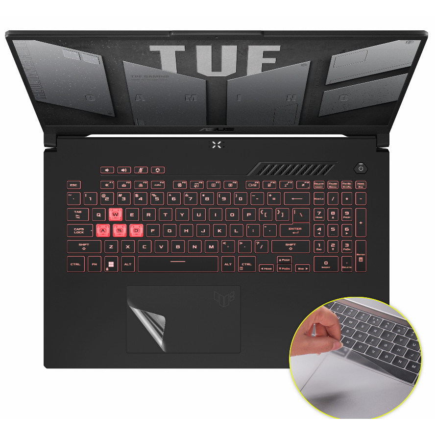 For ASUS TUF Gaming A17 2022 FA707RC FA707RR FA707RE FA707 R FA707RM Sticker Protector Matte Touchpa