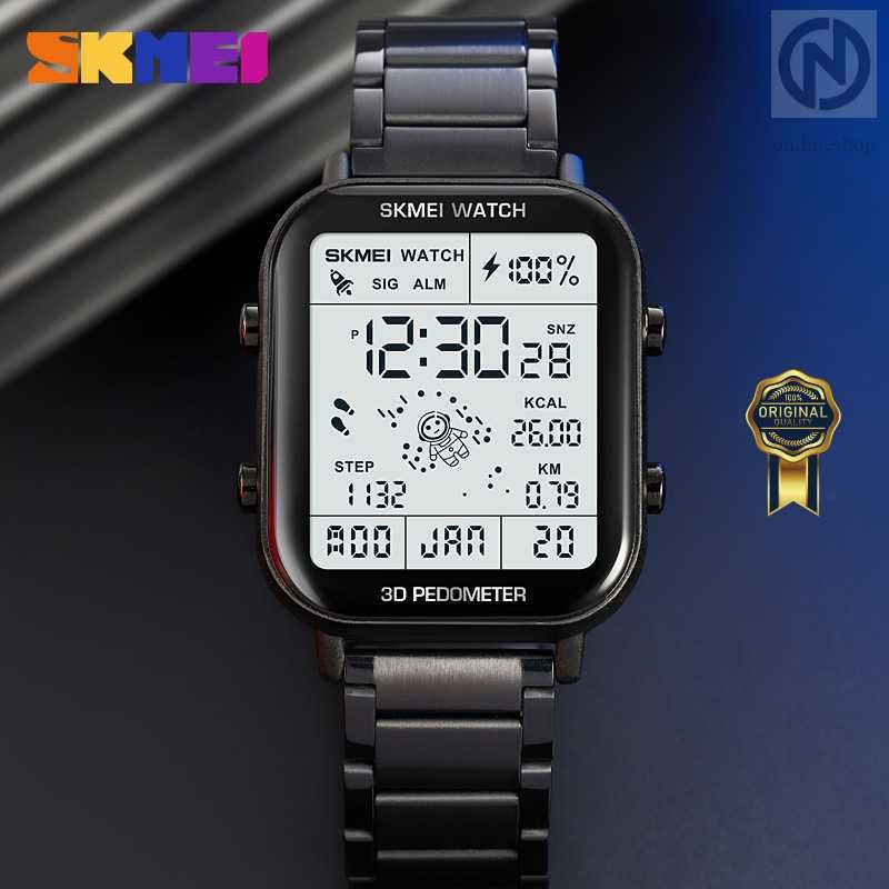 SKMEI Jam Tangan Digital Sport Watch Alarm Waterproof Pedometer - 1888 - on.lineshop