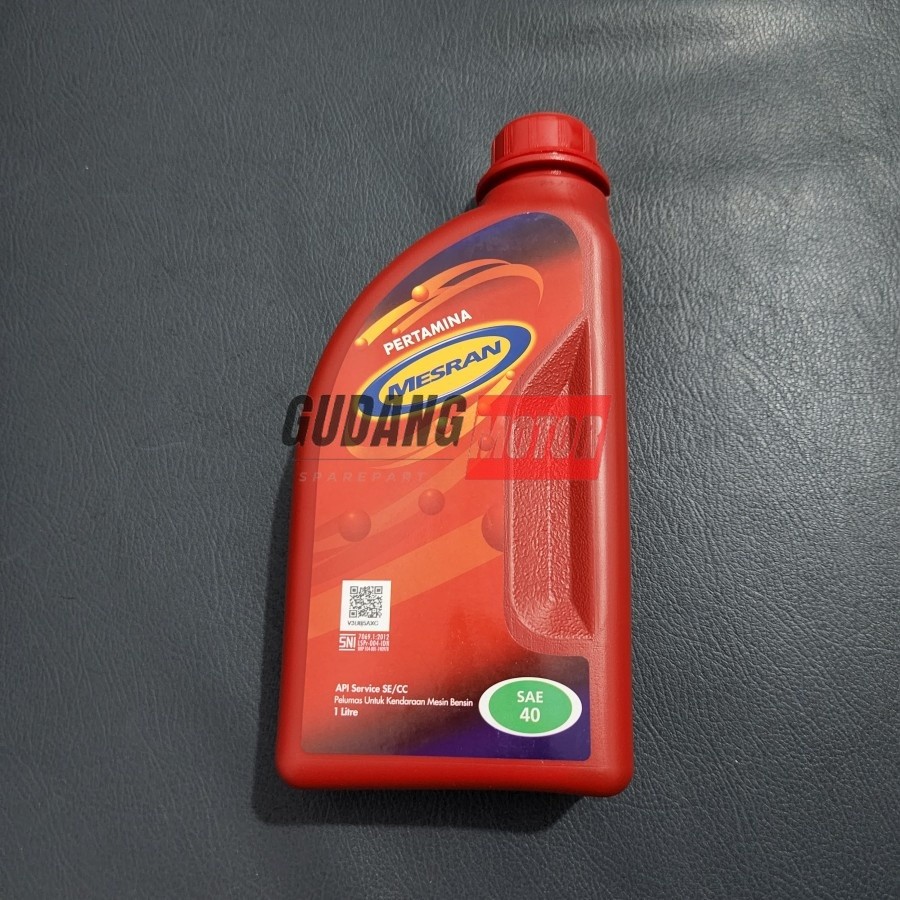 Oli Mesin Mesran Oil Pertamina SAE 40 1 Liter 1L Original HARGA GROSIR MURAH