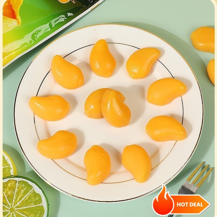 

[Harga promosi diskon]HALAL Lianggui Peeled Fudge 108g Permen Lunak Rasa Jeruk Strawbery Mangga Permen Buah Jelly Kupas 3 Varian Rasa