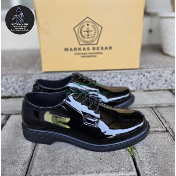 Sepatu PDH Mabes TNI - sepatu PDH TNI AD, AL, AU - Sepatu PDH TNI - 42