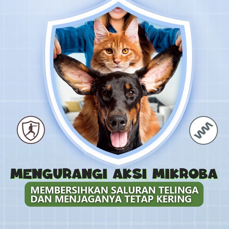Ay00 Cuci Telinga Hewan Peliharaan / Penghilang Tungau Telinga Kucing / Tetes Telinga Anjing Kucing