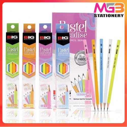 

Pensil 2B BIG 977 Pastel Paradise - MTKS