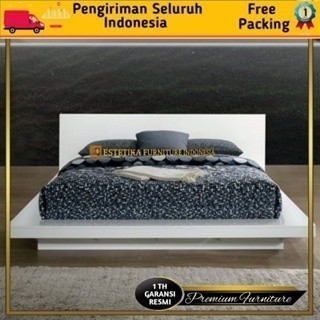 ESTETIKA FURNITURE INDONESIA Dipan Tempat Tidur Hotel Jepang Sakura Minimalis Jati Finishing Duco Me