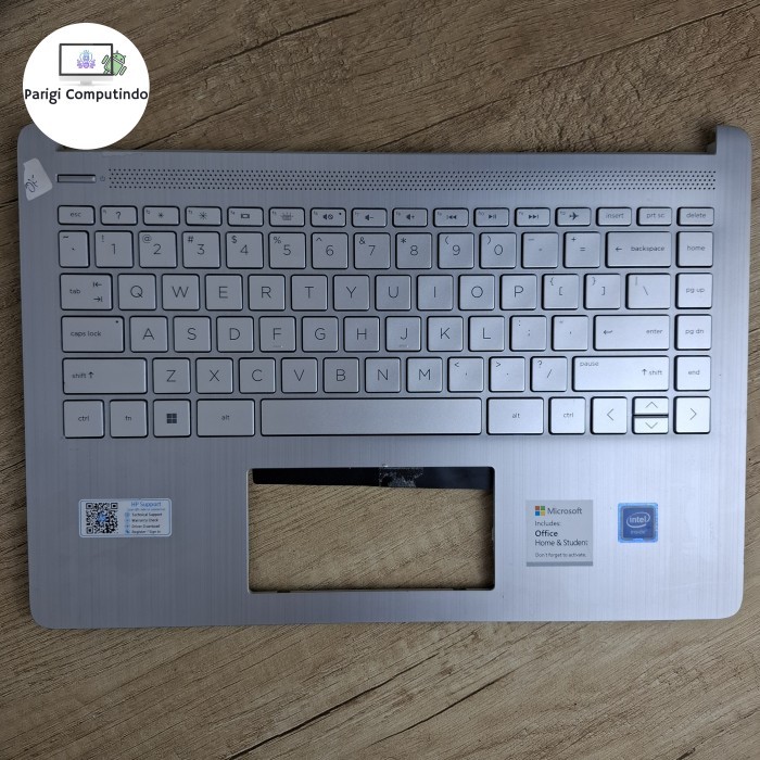 frame dan keyboard palmrest Hp 14S-FQ 14S-DQ FQ DQ 