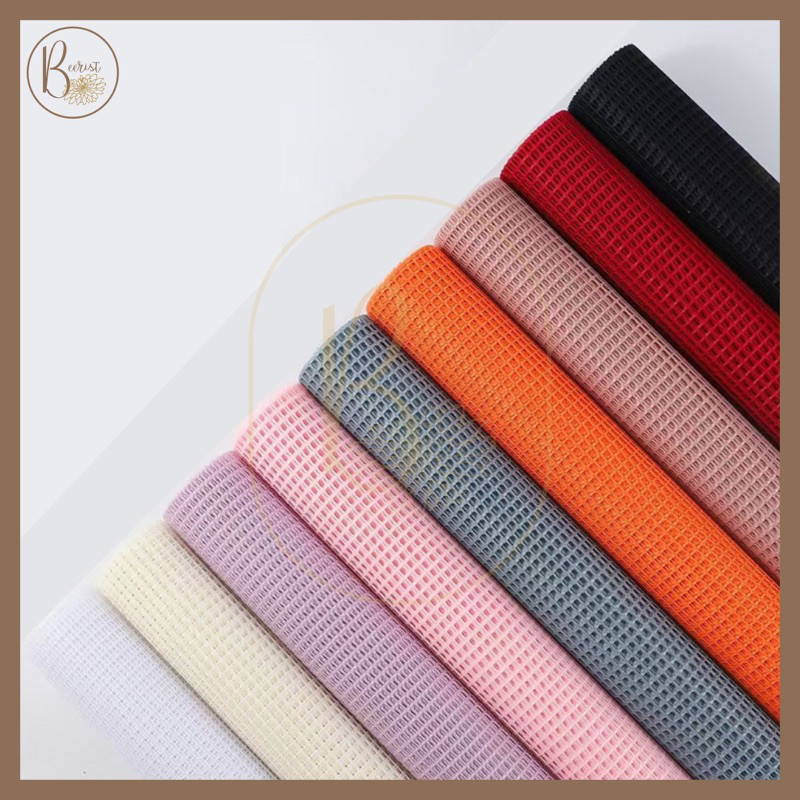 

Kertas Jaring Buket Bunga 1 Roll Korean Jaring Roll Mesh Motif Kotak Polynet Flower Wrapping Paper Pembungkus Buket Bunga Roll B