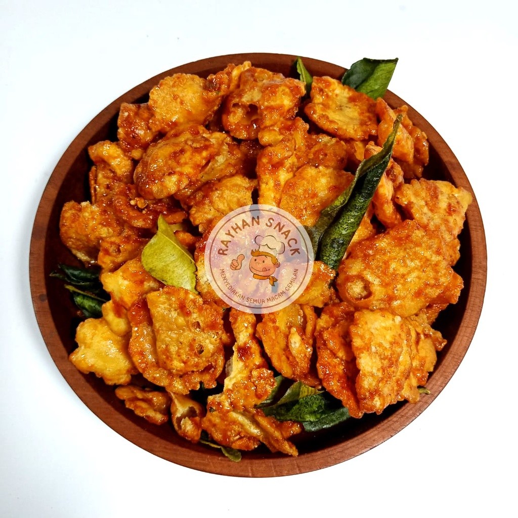 

Emping Melinjo 100gr Keripik Emping Thailand Pedas Manis Daun Jeruk Enak Renyah Terlaris