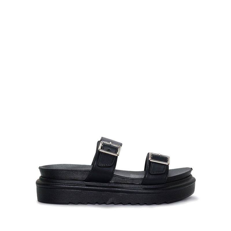 Payless Brash Royalty Womens Kieran Footbed - Black_05