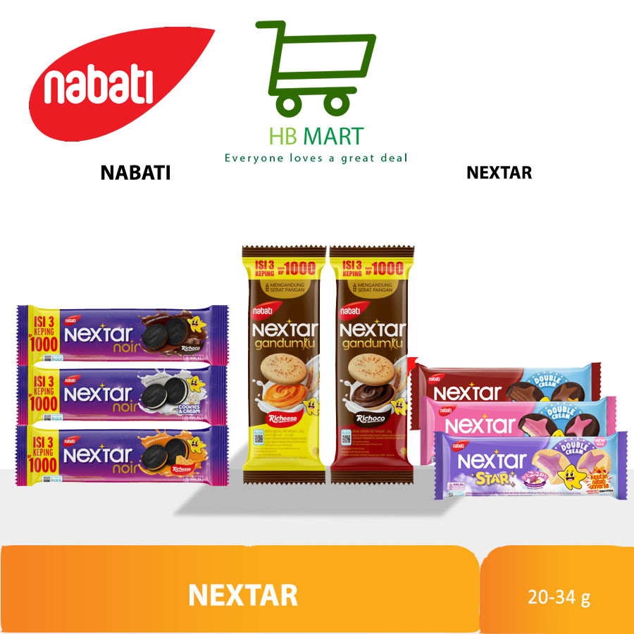 

NABATI NEXTAR NOIR 28.5gr / STAR / GANDUMKU NABATI SATUAN