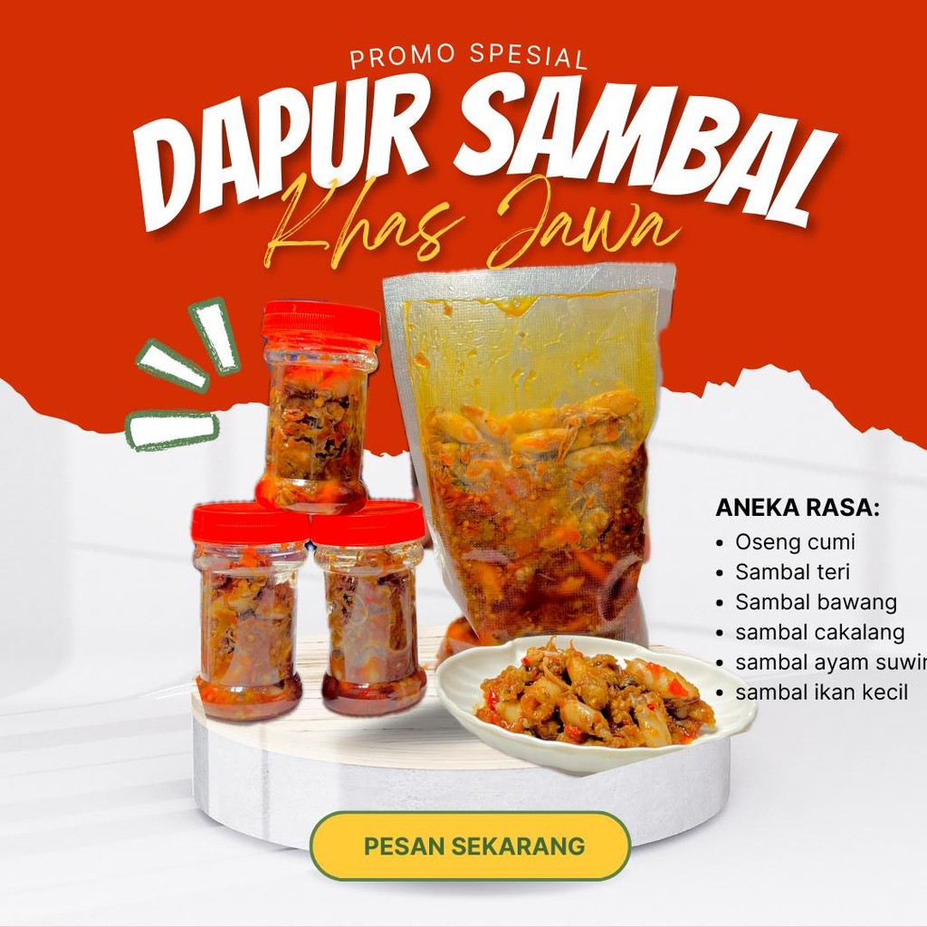 

SAMBAL CUMI ASIN KERING 250 gr