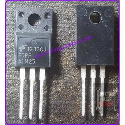 FDPF51N25 FDPF51N25 FDPF 51N25 250V 51A N-Ch MOSFET TO-220F aneka IC transistor dan mosfet