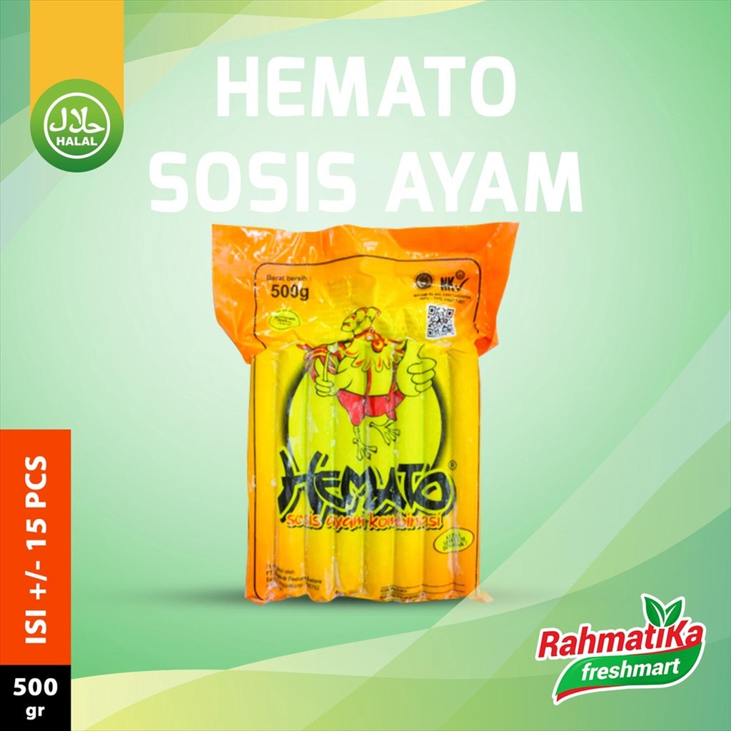 

Hemato Sosis Ayam Kombinasi 500 gr