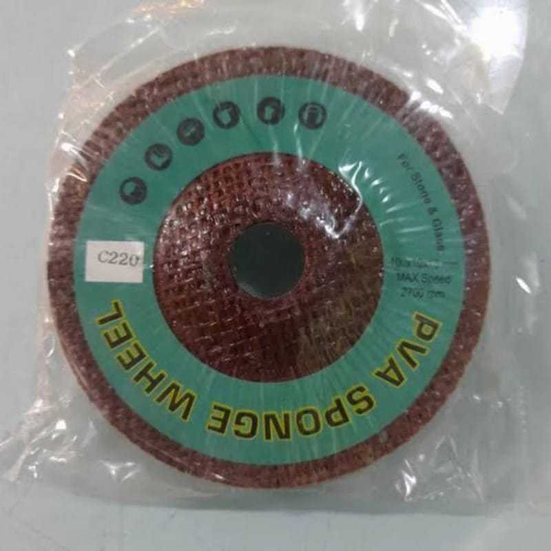 Pva Sponge Wheel/Batu Grinda Poles Batu Dan Kaca