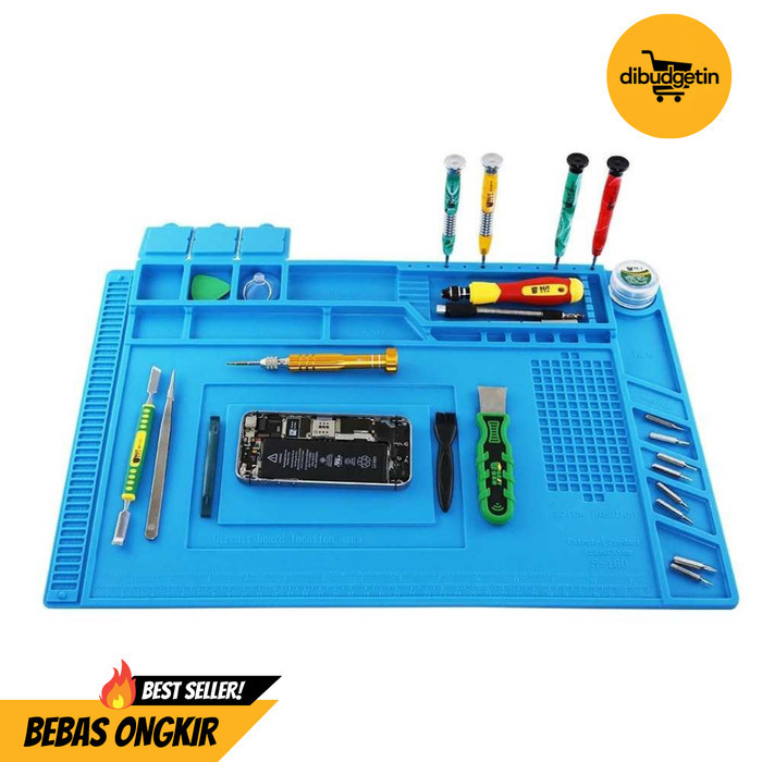 

Alas Matras Silicone Soldering Mats Pad Heat Resistant 450x300mm