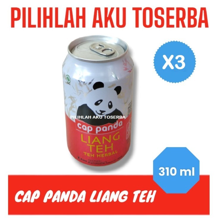 

Minuman LIANG TEH cap PANDA kemasan KALENG 310 ml - ( HARGA 3 Kaleng )