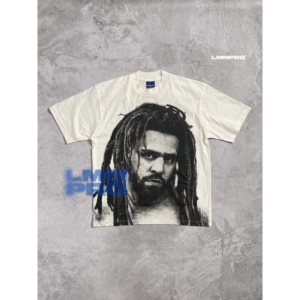 【HOT】 KAOS BAJU J. COLE JERMAINE LAMARR COLE RAPTEE T-SHIRT OVERSIZE | LMM PRG