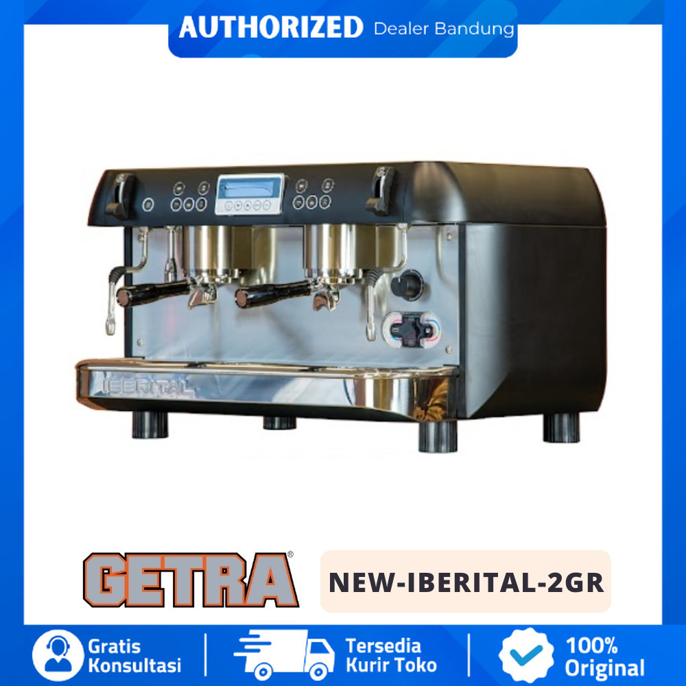 GETRA NEW IBERITAL 2GR NEW IBERITAL-2GR MESIN KOPI ESPRESSO DAN CAPPUCINO GARANSI