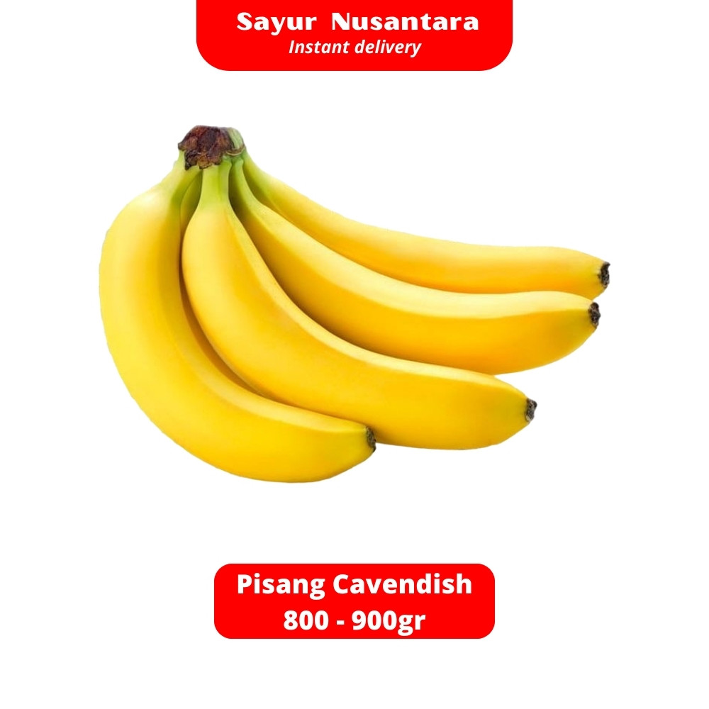 

promo awal bulan 12.12 free sale Buah Pisang Cavendish 800gr - 900gr - Sayur Nusantara
