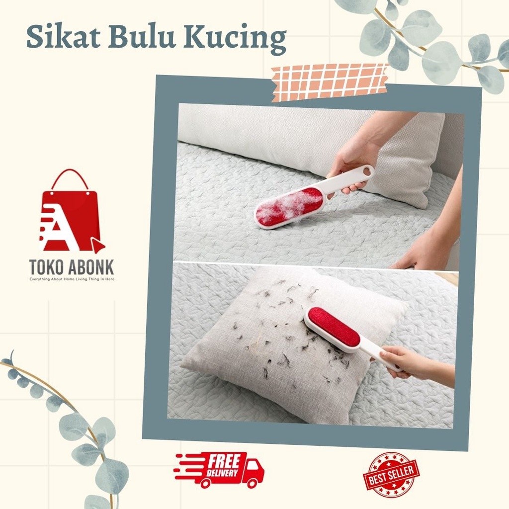 Sikat Pembersih Bulu Kucing Pembersih Bulu Anjing Sikat Baju Sikat