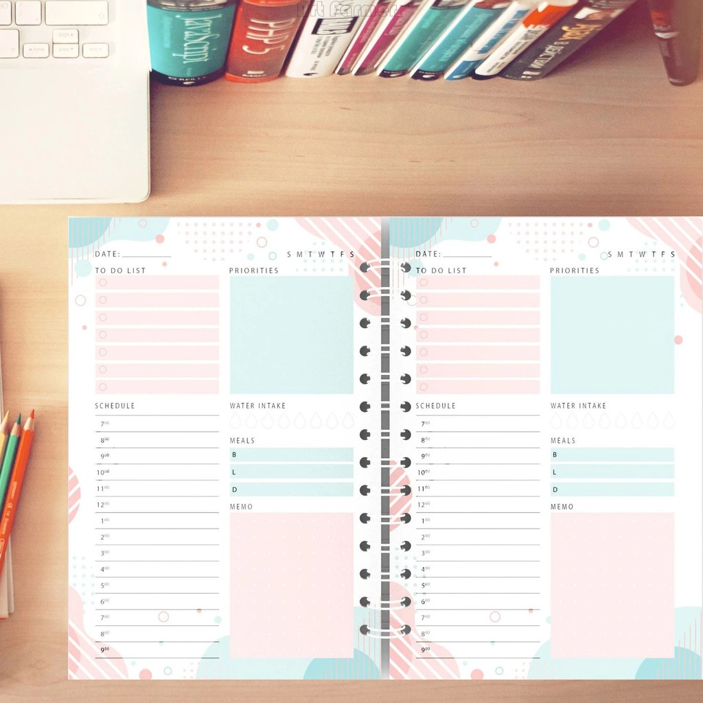 

2024 A5 Simplified Planner Notebook Diary Weekly Planner Goal Habit Schedules Journal Notebooks For School Stationery Office