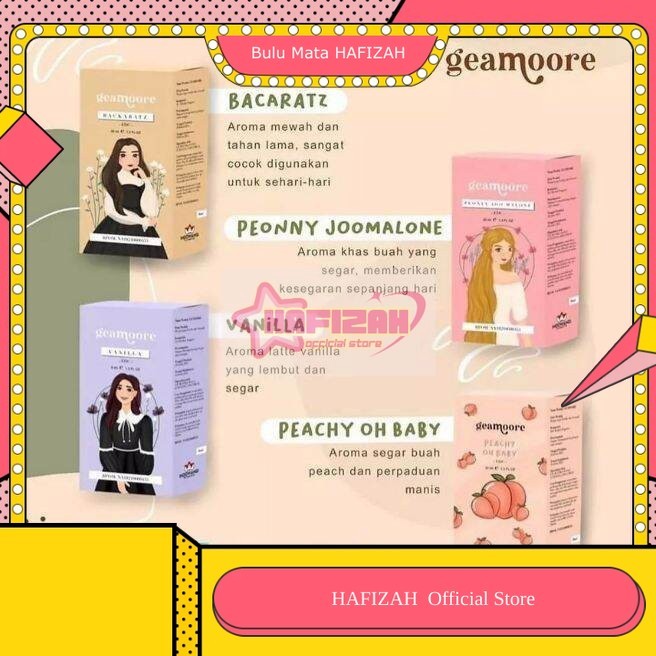 Hafizah - GEAMOORE INSPIRED PARFUM SPRAY 30ml -15ml PARFUM GEAMOORe Minyak wangi VIRAL