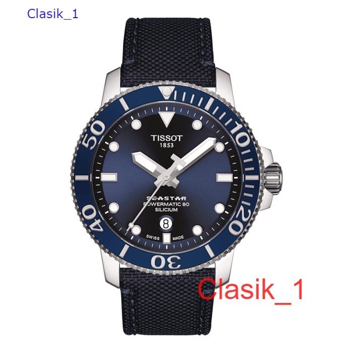 Original 100% Jam Tangan Pria TISSOT T-Sport 1000 T120.407.17.041.01 Seastar Swiss Made Garansi Resm