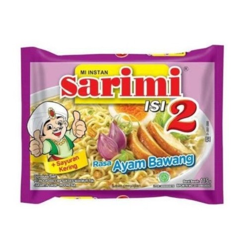 

Sarimi ISI 2 Rasa Ayam Bawang 115g Mie Kuah Doble