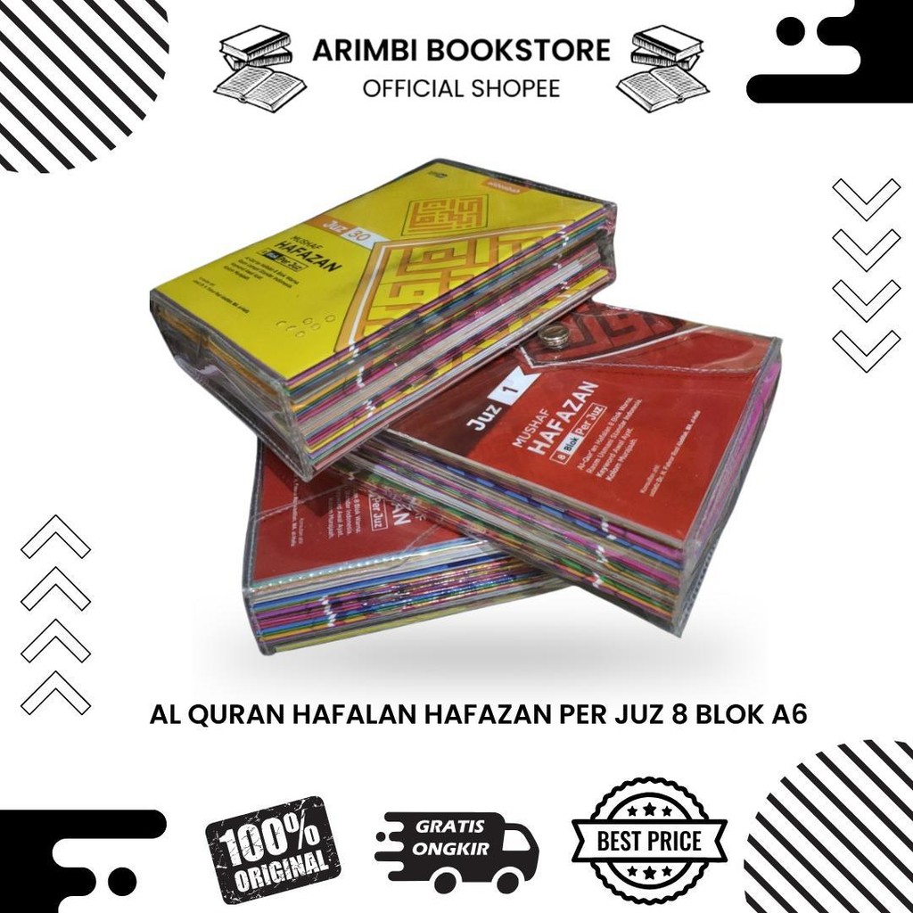 Al Quran Hafalan HAFAZAN Per Juz 8 blok A6