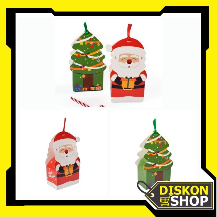 

Diskon Shop - 6463 Box Coklat dan Permen Natal / Goodie Bag Hampers Xmas