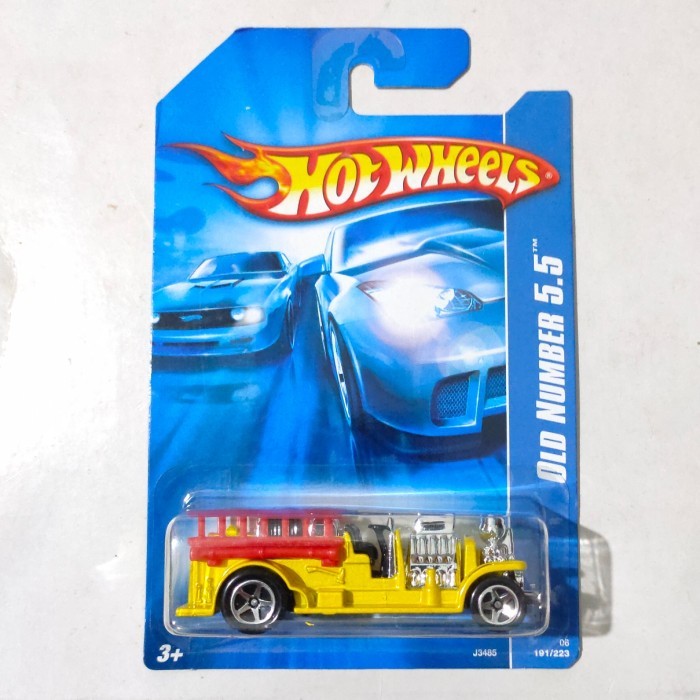 EL99 HW Hot Wheels Old Number 5.5 kuning 2007 All Stars