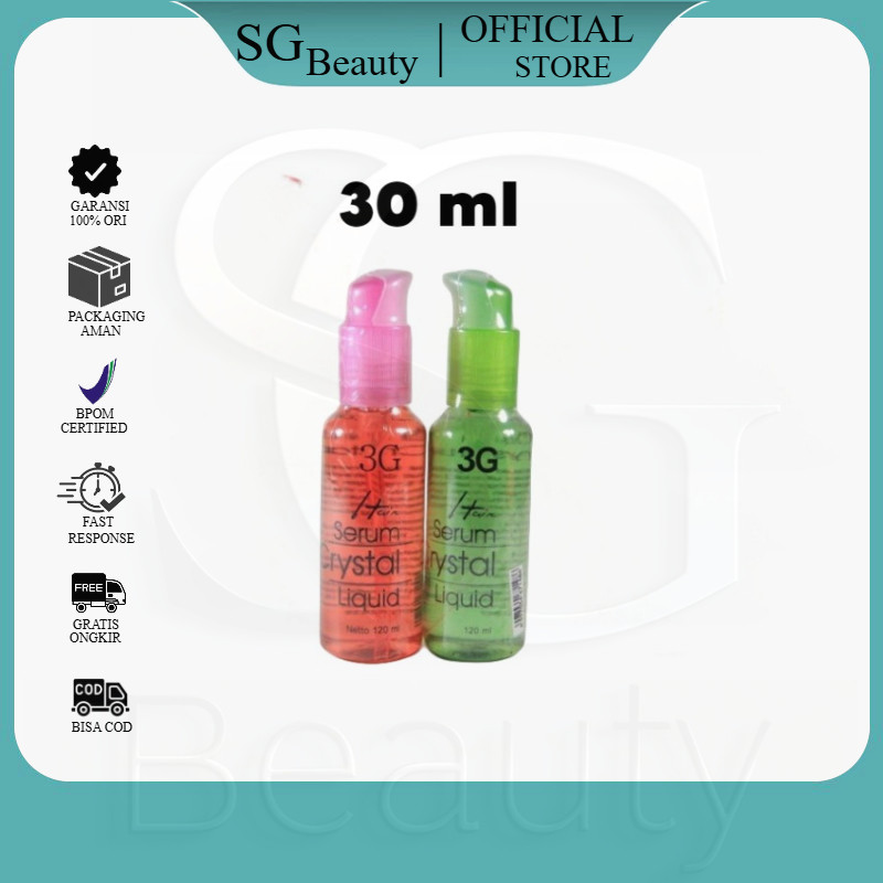 3G Hair Serum Crystal Liquid Vitamin Rambut (60ml