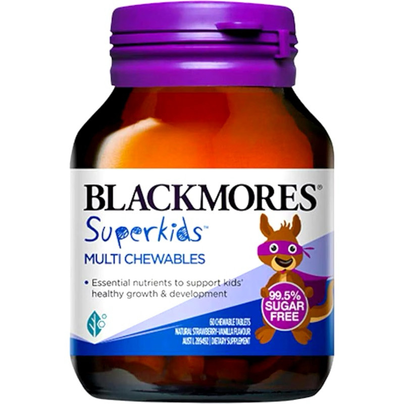 Blackmores Superkids Multivitamin Kids Health 60 Chewables - Australia