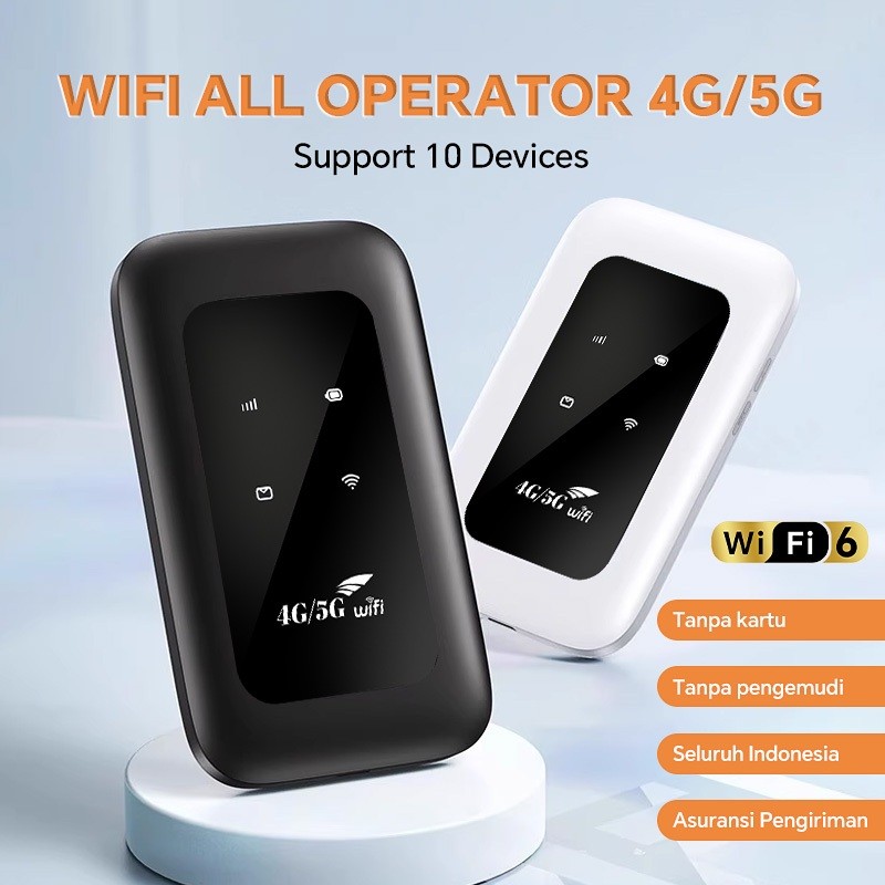 Modem Wifi 4G unlock 150Mbps 2100mAh Wifi Portable Support 10 Devices Smartfren Dan Telkomsel Bolt A