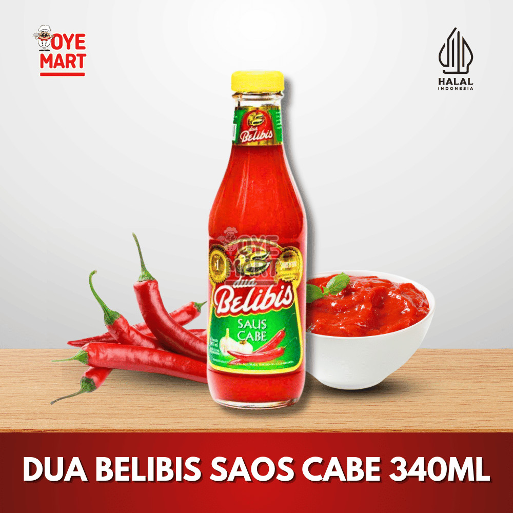 

DUA BELIBIS SAUS CABE 340ML / SAUS CABE BOTOL PROMO