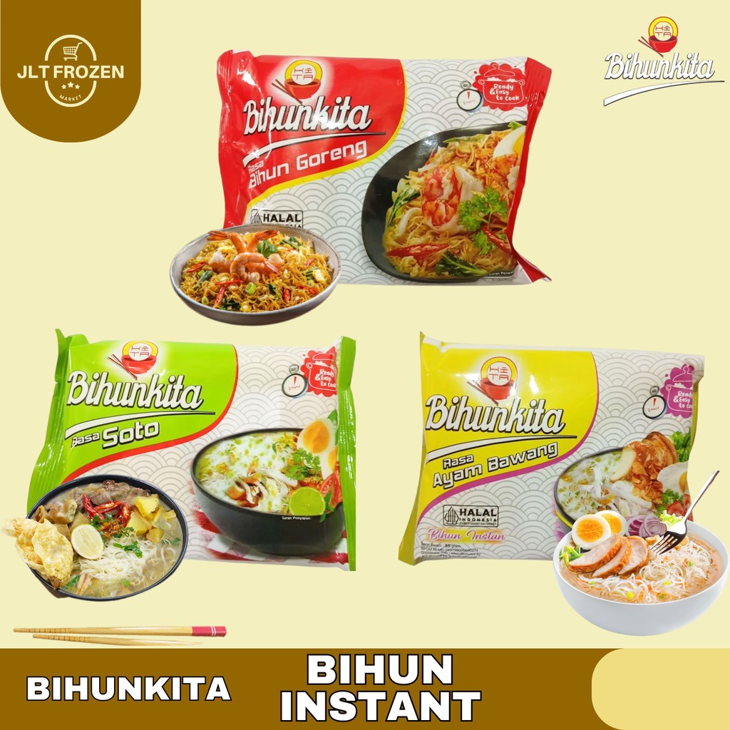 

BihunKita / Bihun Instant / BihunKita Rasa Soto 55G / BihunKIta Rasa Ayam Bawang 55G / BihunKita Rasa Bihun Goreng 60G