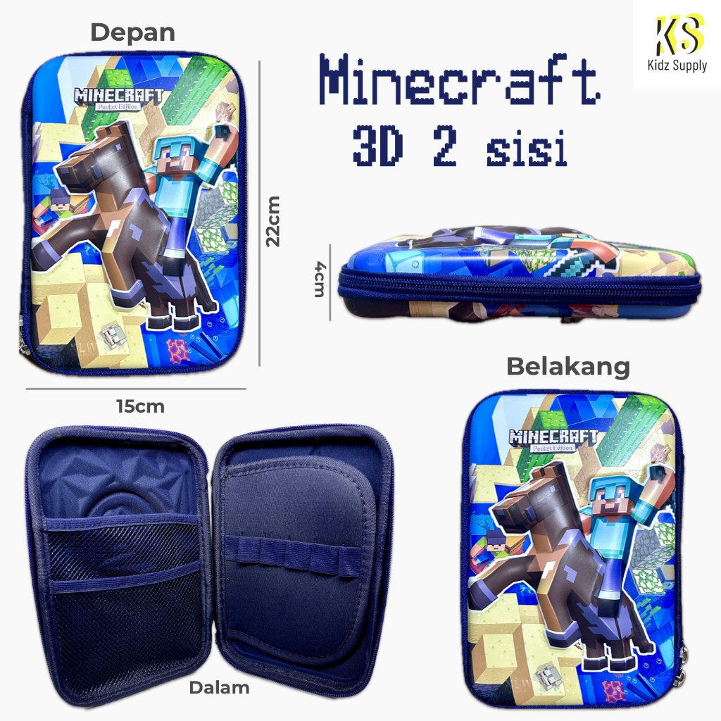 

JAMIN MURAH !!!Tempat Pensil Spiderman Kotak Pensil Dinosaurus Anak Laki Laki Hardcase 3D marvel ironman minecraft roblox(BISA LANGSUNG ORDER)