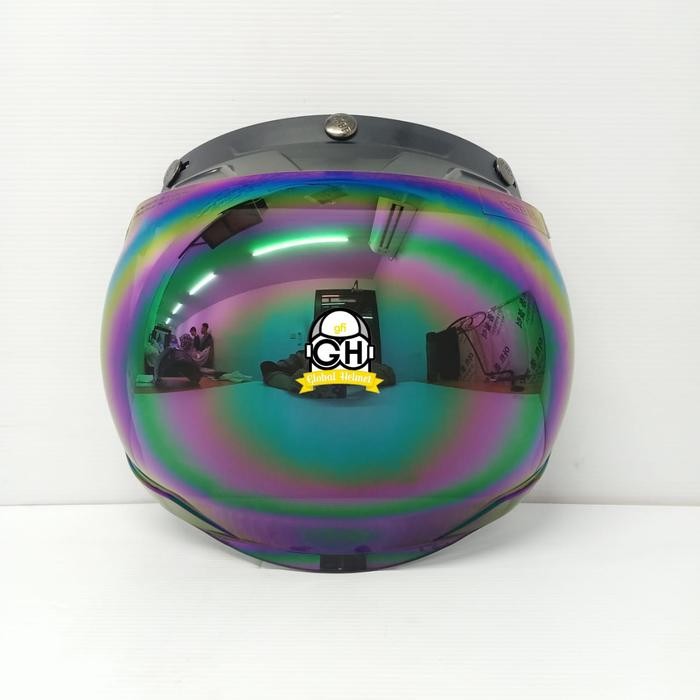 [PROMO] KACA CEMBUNG BOGO KACA OSBE ORIGINAL KACA HELM BOGO CEMBUNG BOGO RETRO - RAINBOW