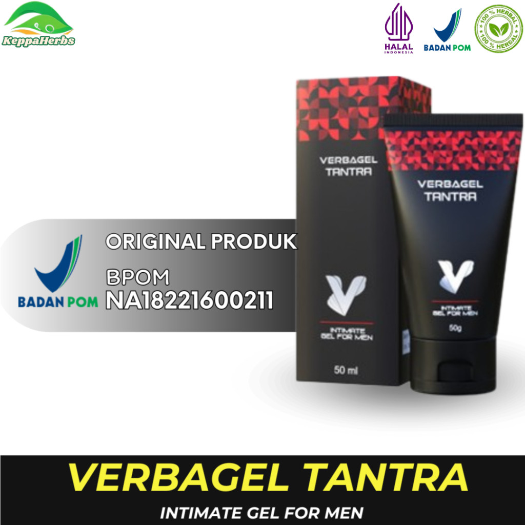 Verbagel Tantra Minyak Pijat Pria Oles Gel Membantu Menambah Ukuran Pria Original BPOM