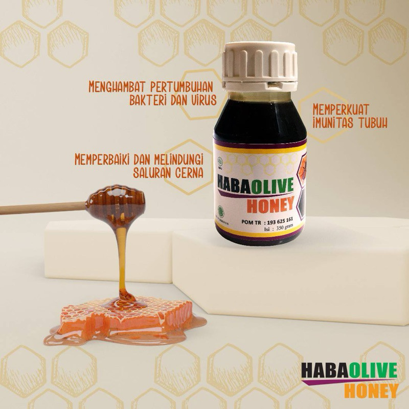 

Habaolive Honey HWI 350 gr - Mengandung Madu Zaitun Habbatussauda