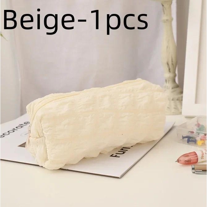 

Cute Puffs Pencil Case Korean Stationery Pen Case Trousse Coin Purse Large Capacity Pencilcase School Supplies Pencil Pouch