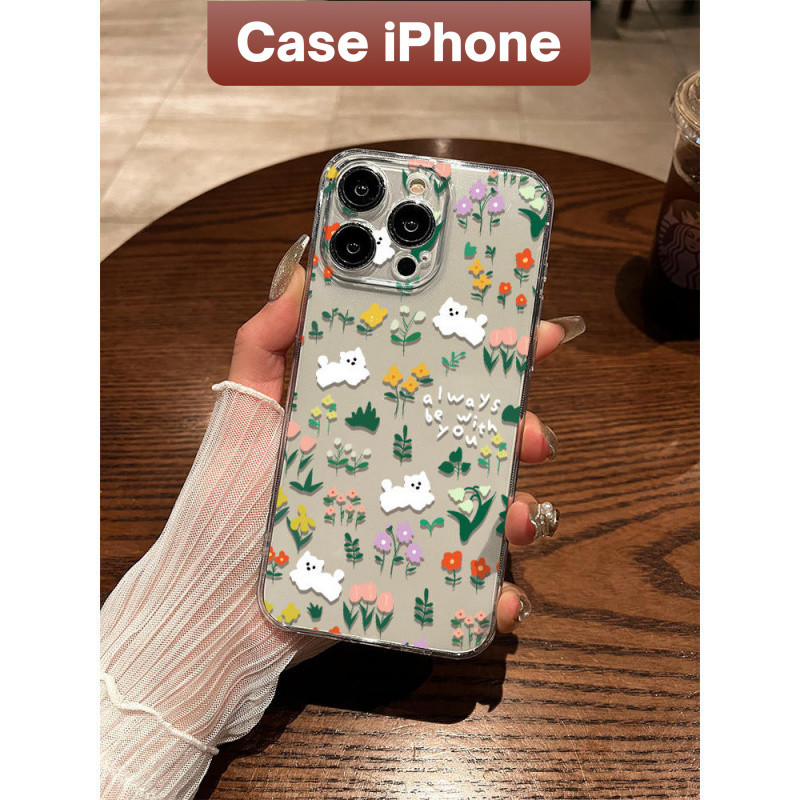 Casing Iphone Aesthetic Lucu Imut Case Bening Clear Case Iphone 13 12 11 PRO MAX 14 15 PLUS XS XR 6+