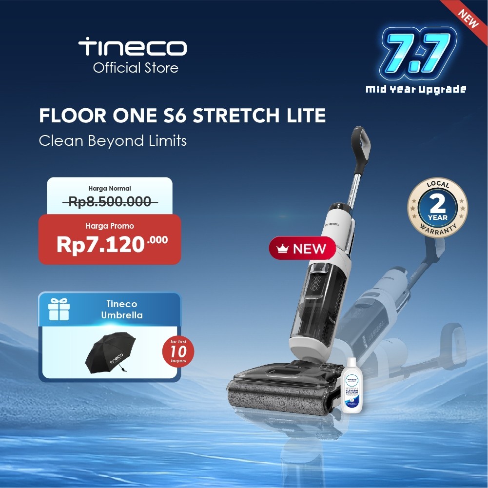 Tineco Floor One Stretch S6 Lite Smart Wet Cordless Vacuum Multifunctional Vacuum Cleaner