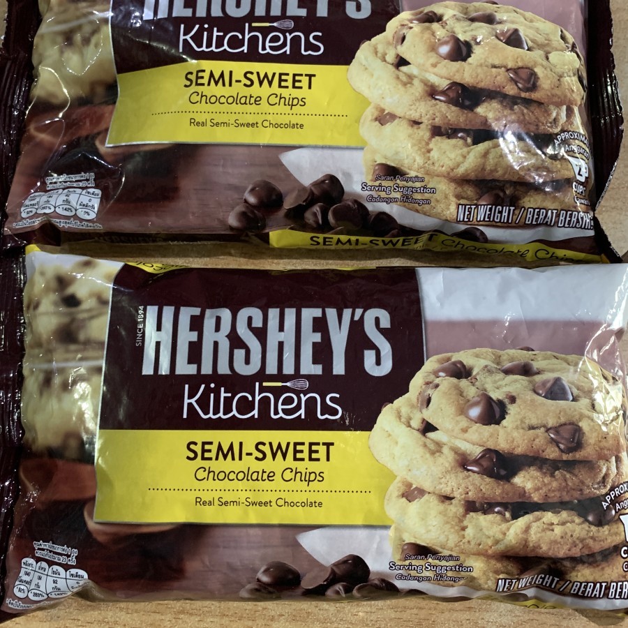 

Hershey's chocolate Chip semi sweet 340gr choco drop Hershey Hersheys
