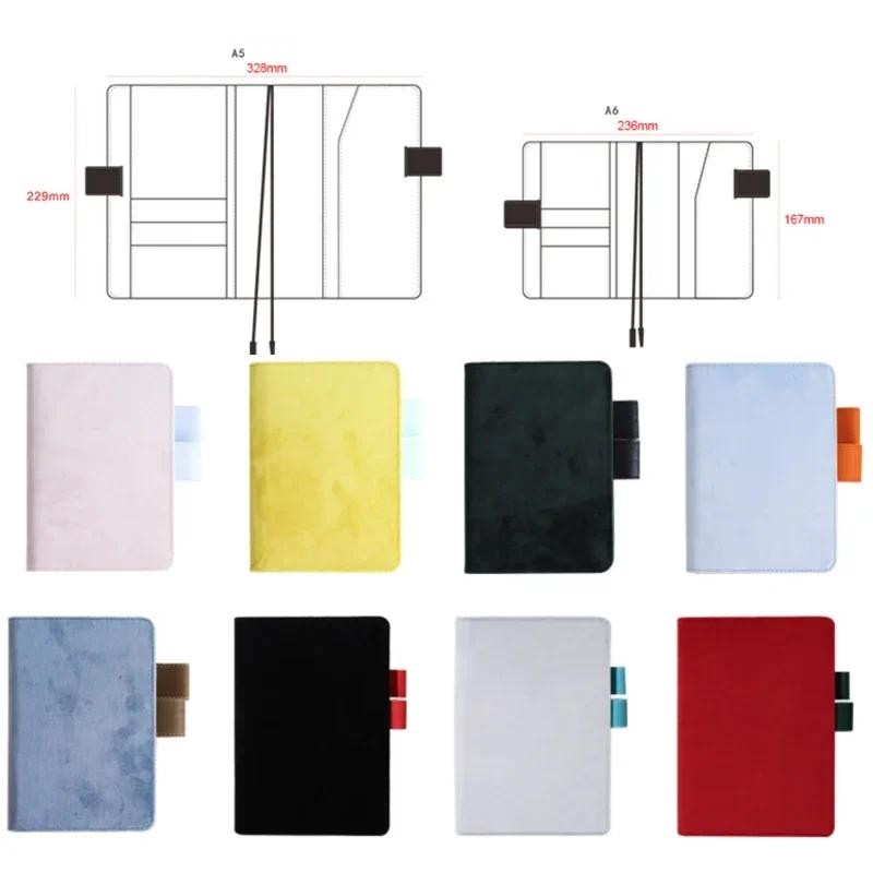 

Fromthenon Notebooks and Journals Cover A5 A6 Hobo Planner Book Covers Fabric Art Protect Shell Student Diary School Stationery