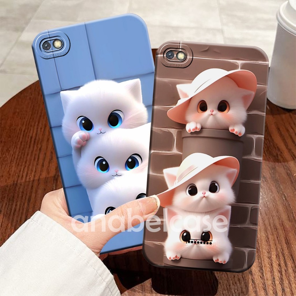 Softcase  REDMI 6A 6 5A 4A NOTE 6 5 5PRO 5A 5A PRIME Case Anak Kucing Lucu - Case Cute - Case Kucing