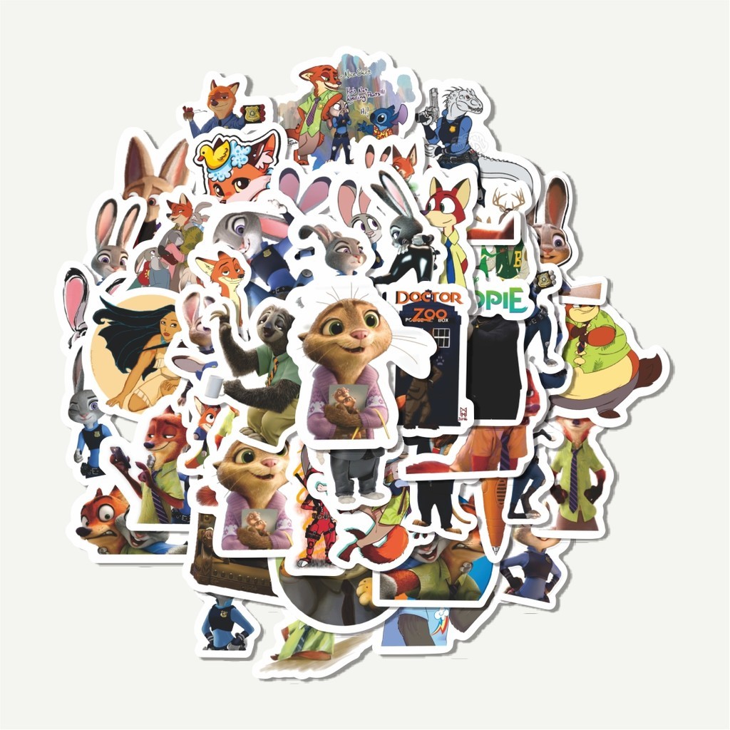 

Sticker Pack Sticker Kartun Zootopia Sticker | Sticker TUMBLR | Stiker LAPTOP KOPER HELM