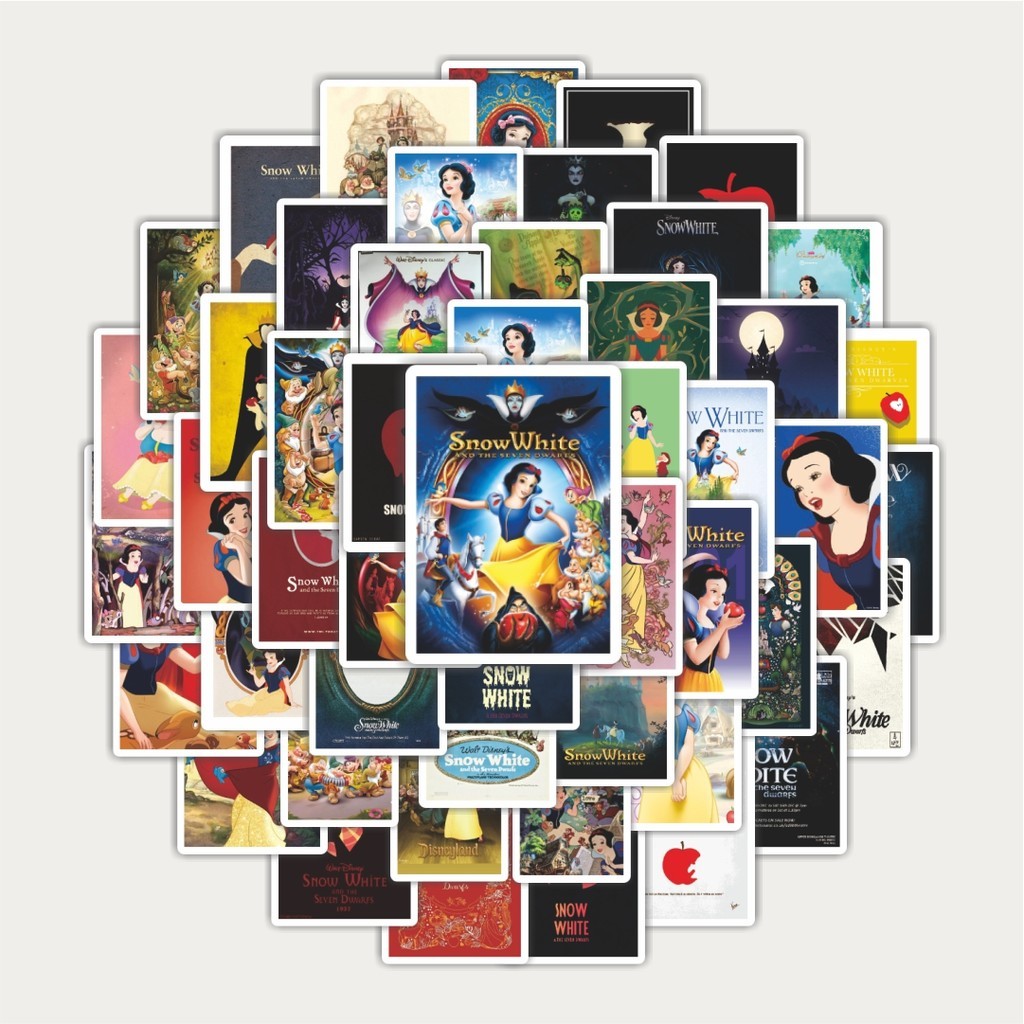 

Sticker Pack Stiker Disney Princess Snow White | Sticker TUMBLR | Stiker LAPTOP KOPER HELM