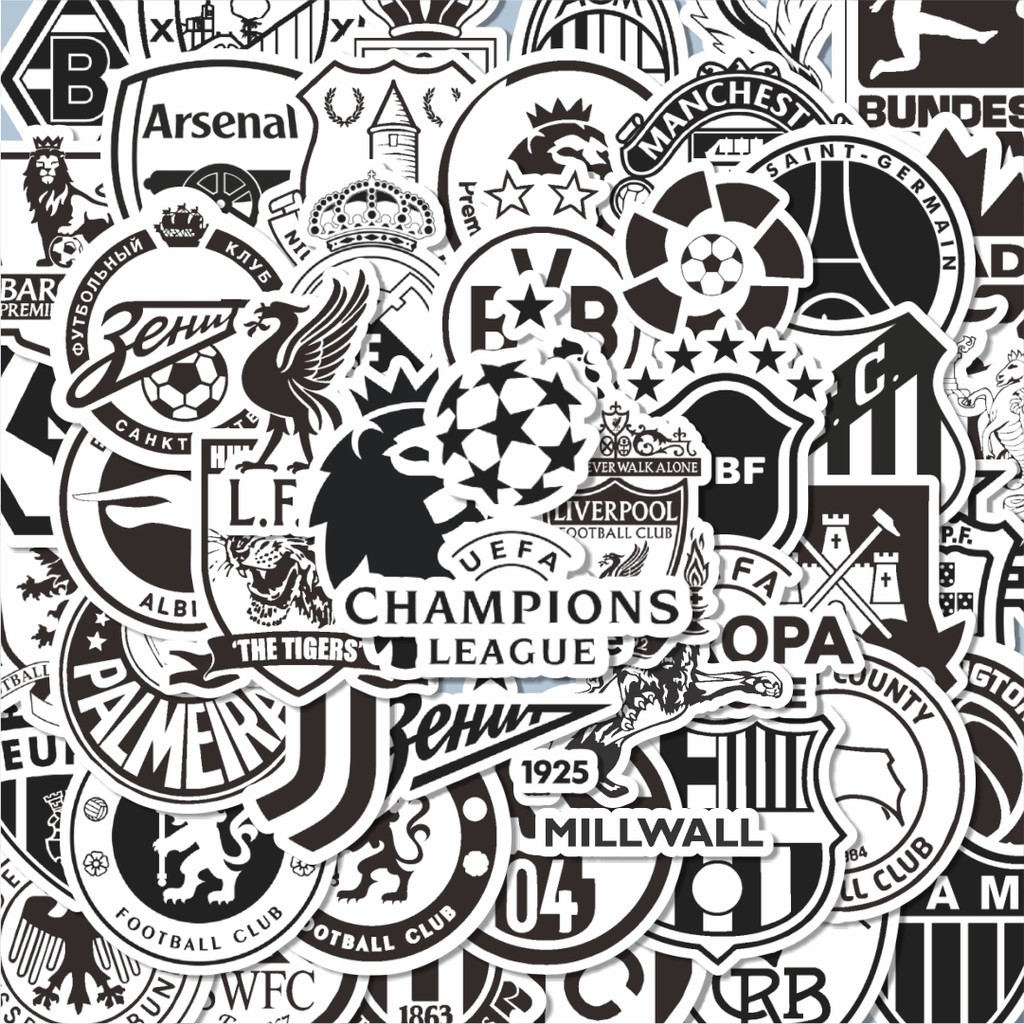 

100PCS Lucu Stiker Aesthetic Black And White Brand Distro Versi 2 Stiker Aesthetic Stiker Anti Air Stikers Berperekat Waterproof sticker decal buat Motor Helm Buku Journal Koper Casing HP Laptop Botol Minum Hadiah anak