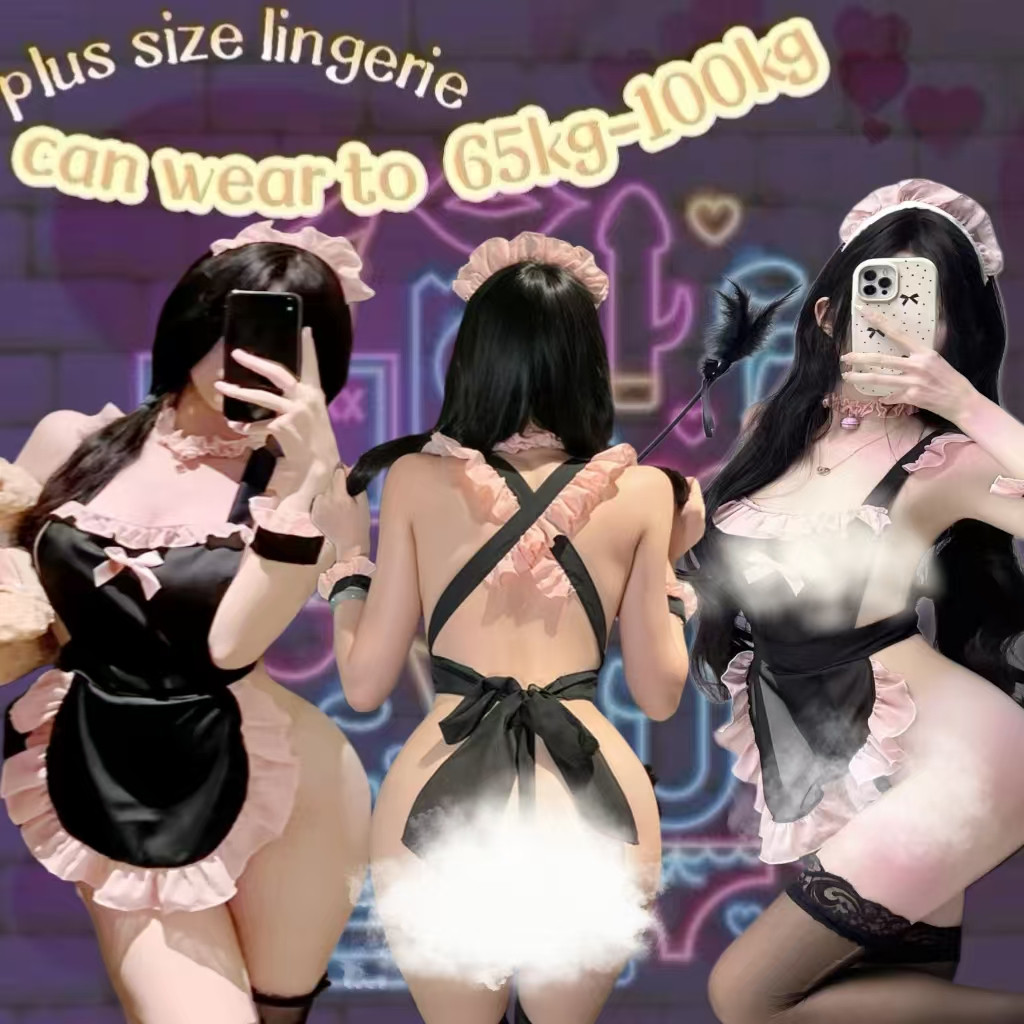 local delivery lingerieing wanita hot jumbo lingeri jumbo maid jumbo costume cosplay baju cosplay wa