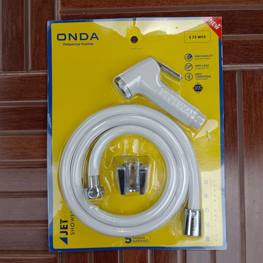 JET SHOWER ONDA S 75 WCS PUTIH // SHOWER TOILET DUDUK BIDET